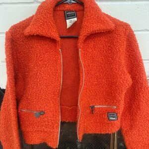 Orange Versace jacket